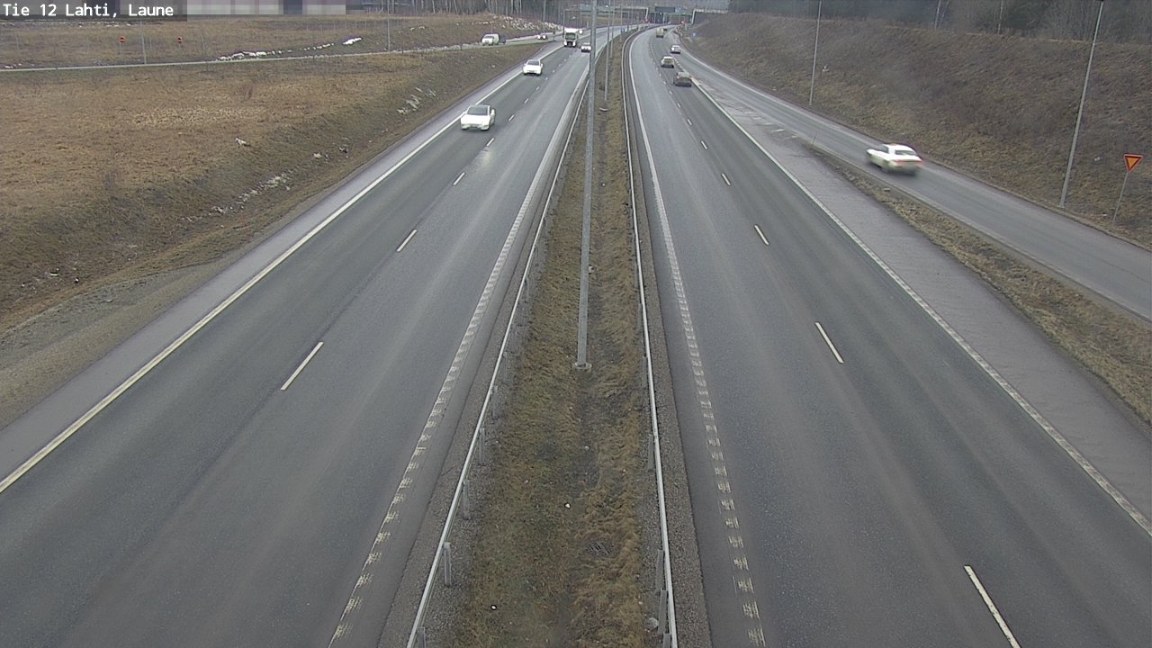 Weather Camera Image Road 12 Lahti, Laune, Lahti, Päijät-Häme