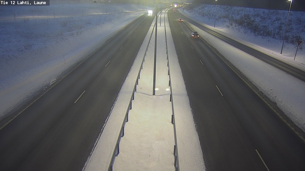 Weather Camera Image Road 12 Lahti, Laune, Lahti, Päijät-Häme