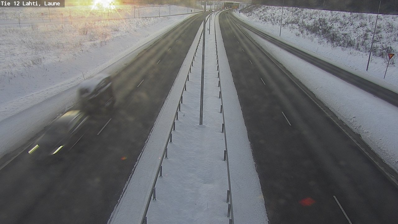 Weather Camera Image Road 12 Lahti, Laune, Lahti, Päijät-Häme