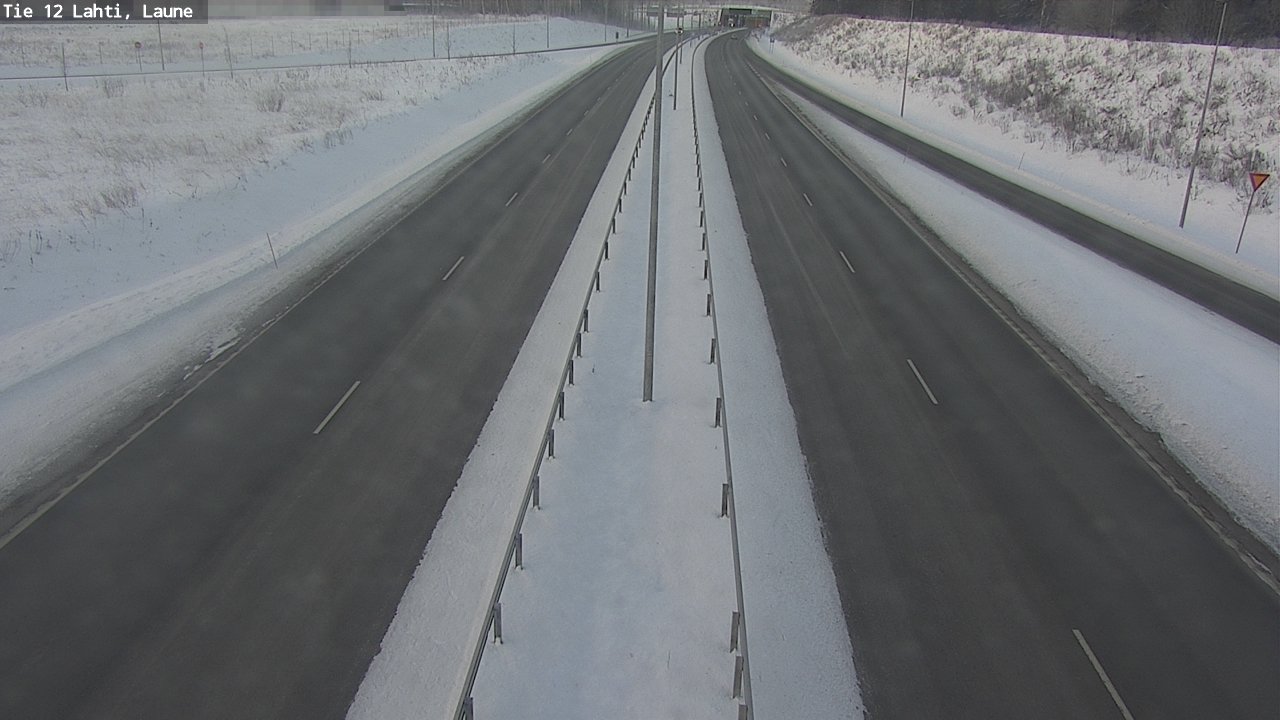 Weather Camera Image Road 12 Lahti, Laune, Lahti, Päijät-Häme