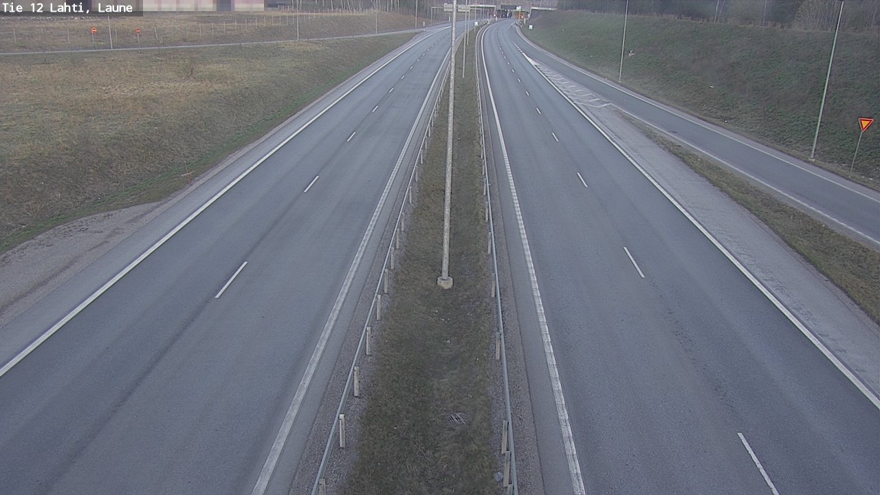 Weather Camera Image Road 12 Lahti, Laune, Lahti, Päijät-Häme