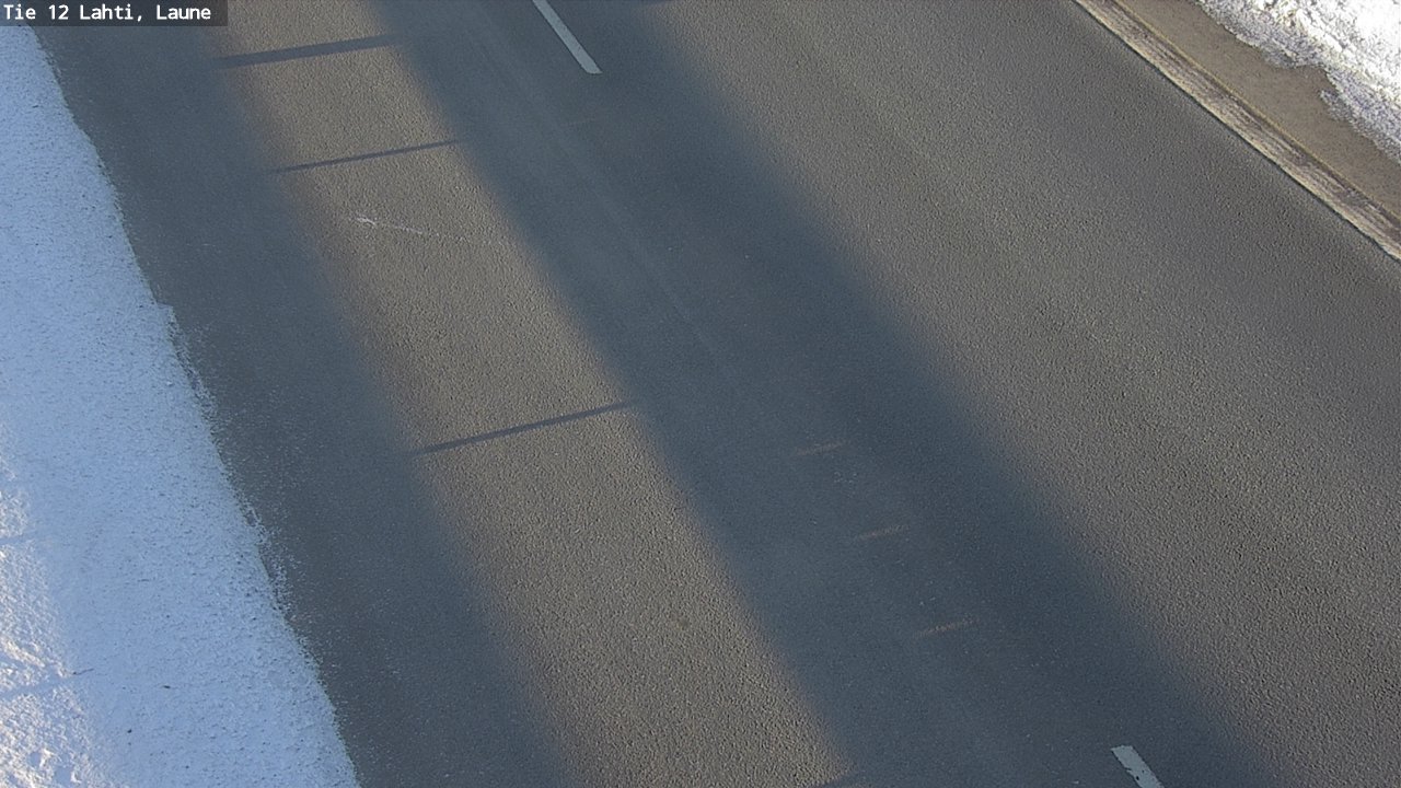 Weather Camera Image Road 12 Lahti, Laune, Lahti, Päijät-Häme