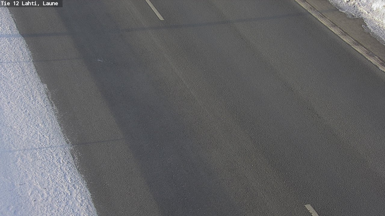Weather Camera Image Road 12 Lahti, Laune, Lahti, Päijät-Häme