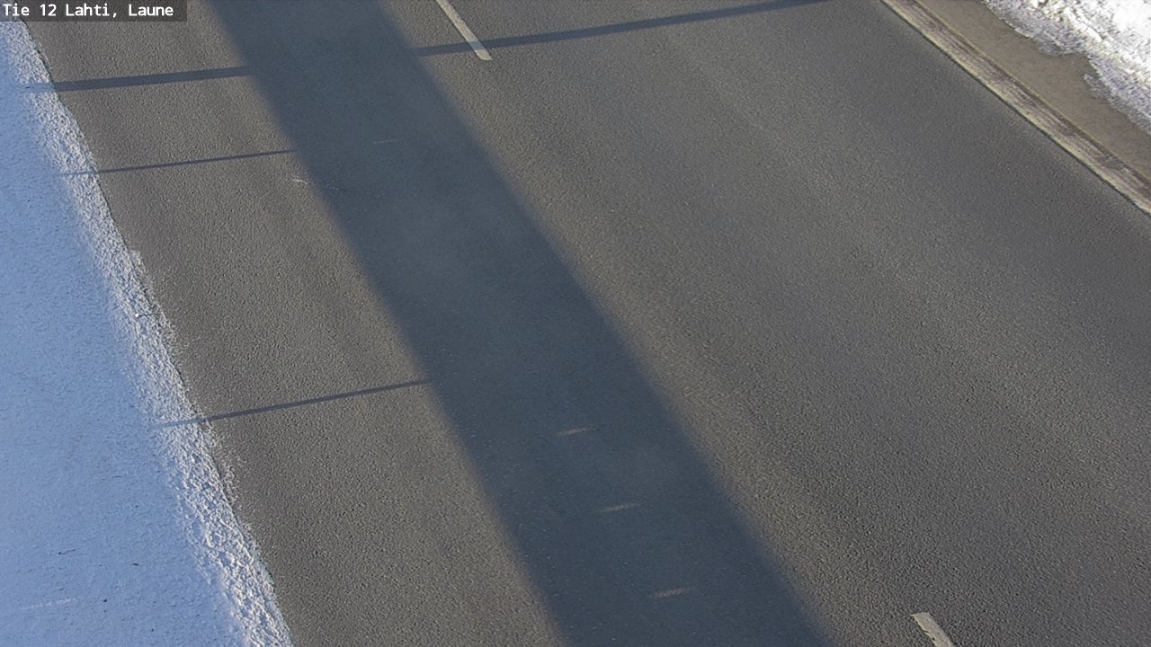 Weather Camera Image Road 12 Lahti, Laune, Lahti, Päijät-Häme