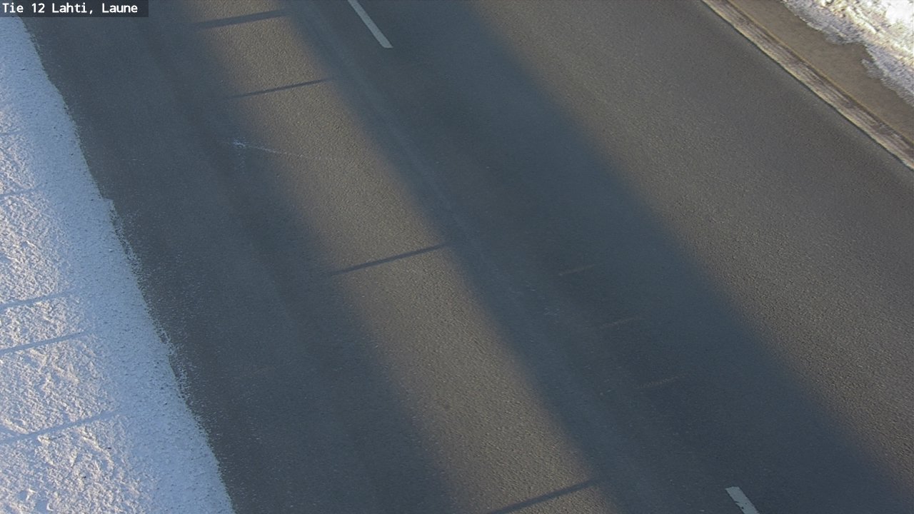 Weather Camera Image Road 12 Lahti, Laune, Lahti, Päijät-Häme