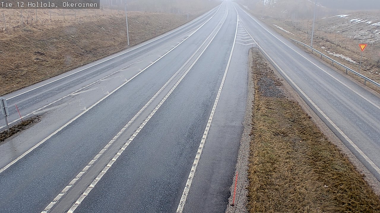 Weather Camera Image Väg 12 Hollola, Okeroinen, Hollola, Päijät-Häme