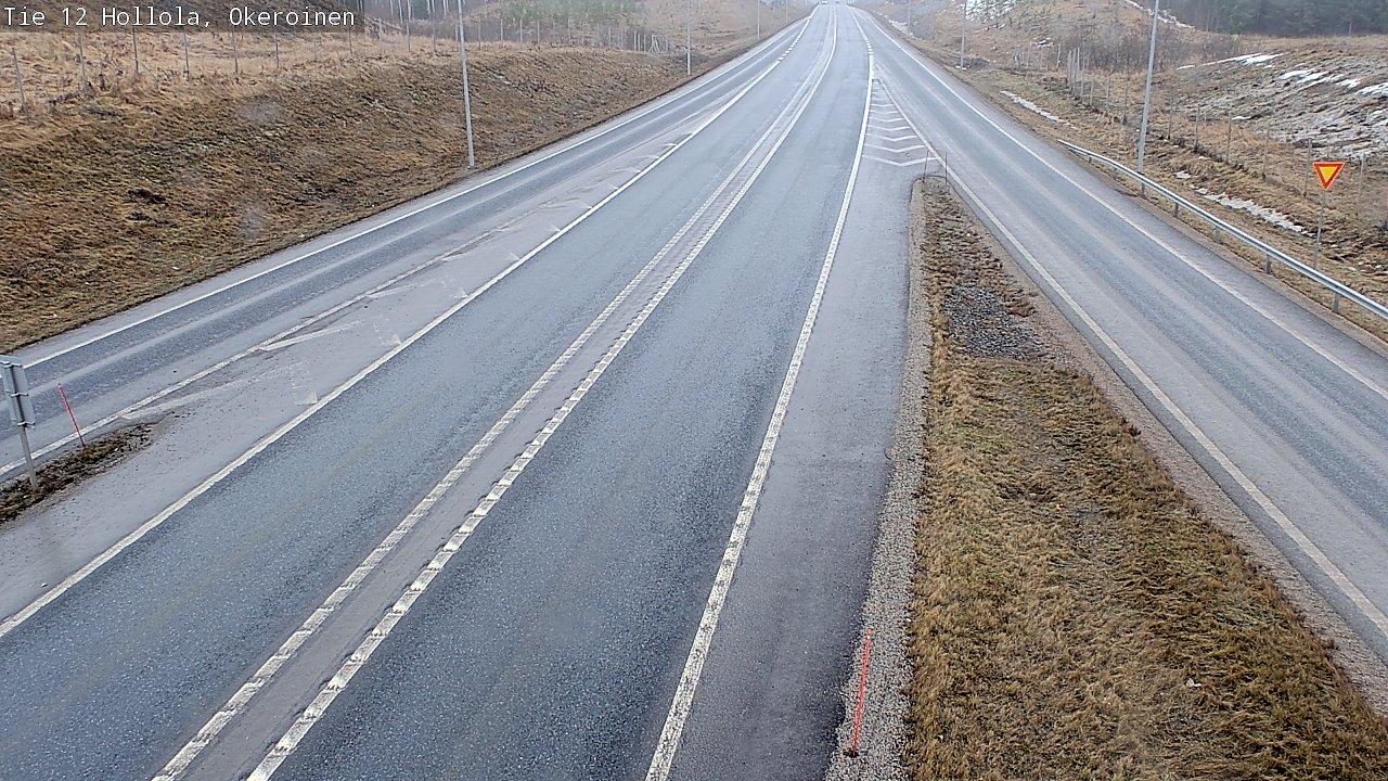 Weather Camera Image Väg 12 Hollola, Okeroinen, Hollola, Päijät-Häme