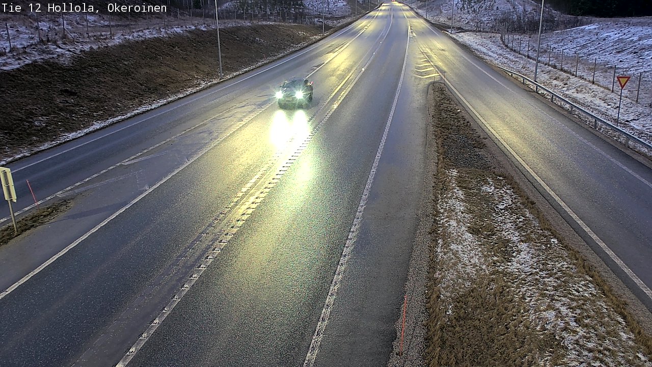 Weather Camera Image Väg 12 Hollola, Okeroinen, Hollola, Päijät-Häme