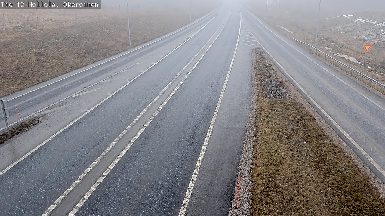 Weather Camera Image Väg 12 Hollola, Okeroinen, Hollola, Päijät-Häme