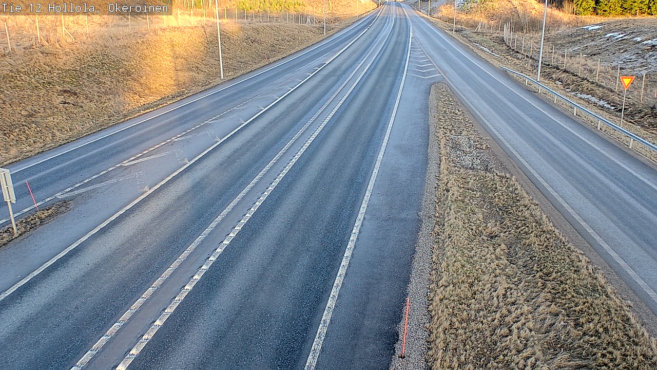 Weather Camera Image Väg 12 Hollola, Okeroinen, Hollola, Päijät-Häme