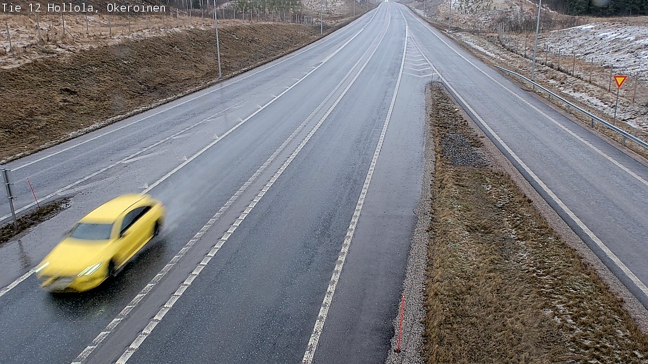 Weather Camera Image Väg 12 Hollola, Okeroinen, Hollola, Päijät-Häme