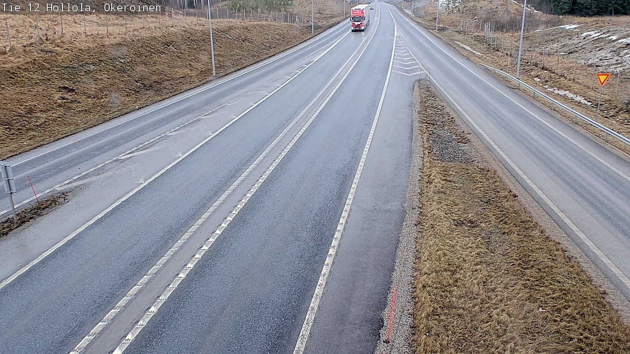 Weather Camera Image Väg 12 Hollola, Okeroinen, Hollola, Päijät-Häme