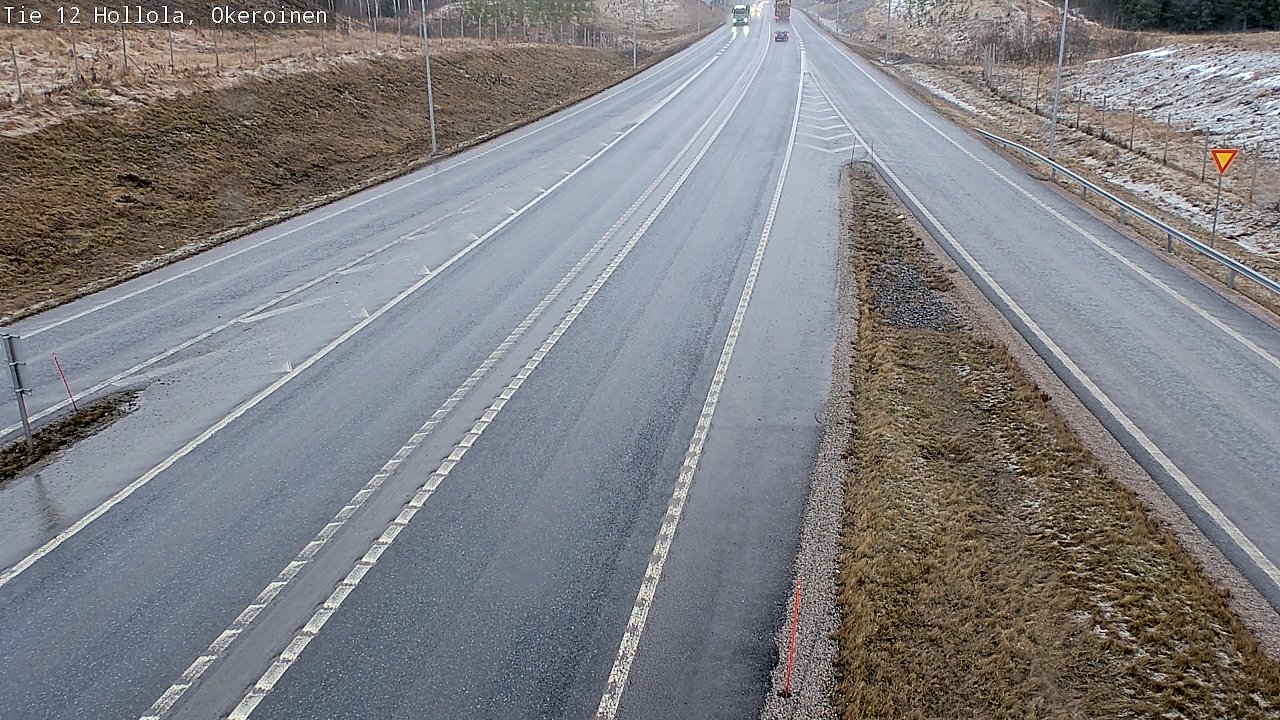 Weather Camera Image Väg 12 Hollola, Okeroinen, Hollola, Päijät-Häme