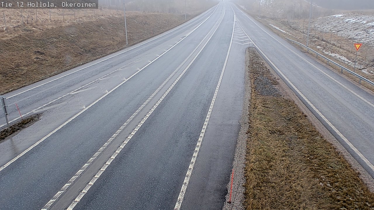 Weather Camera Image Väg 12 Hollola, Okeroinen, Hollola, Päijät-Häme