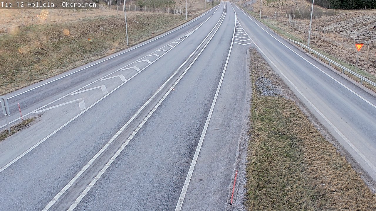 Weather Camera Image Väg 12 Hollola, Okeroinen, Hollola, Päijät-Häme