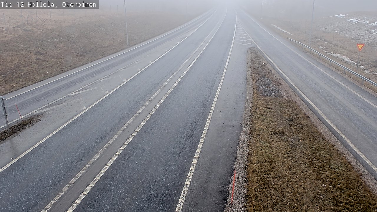 Weather Camera Image Väg 12 Hollola, Okeroinen, Hollola, Päijät-Häme
