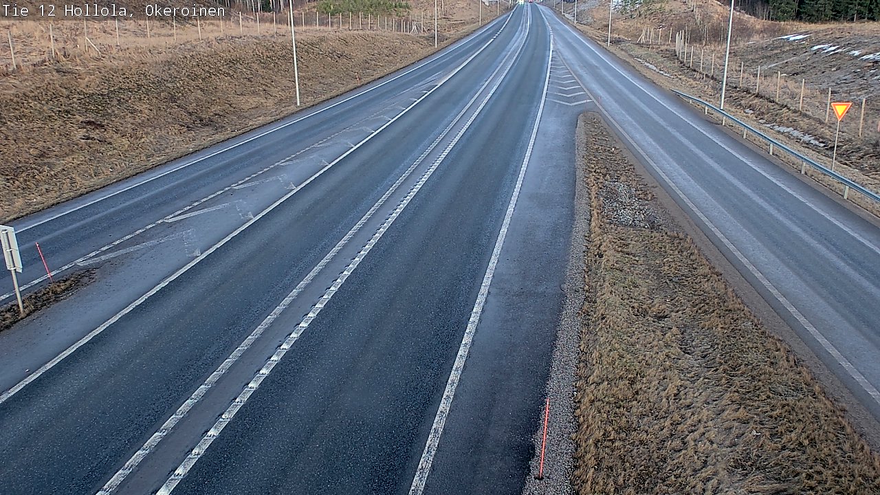 Weather Camera Image Road 12 Hollola, Okeroinen, Hollola, Päijät-Häme