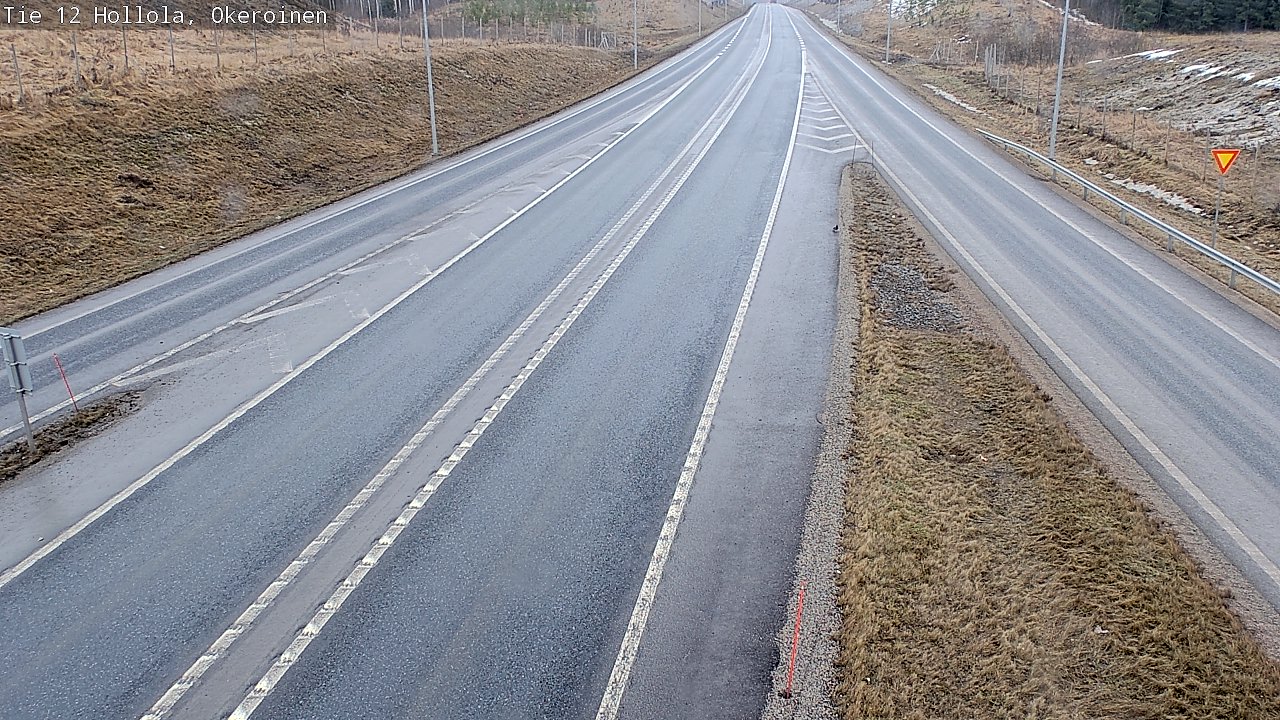 Weather Camera Image Väg 12 Hollola, Okeroinen, Hollola, Päijät-Häme