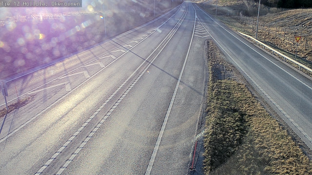 Weather Camera Image Väg 12 Hollola, Okeroinen, Hollola, Päijät-Häme