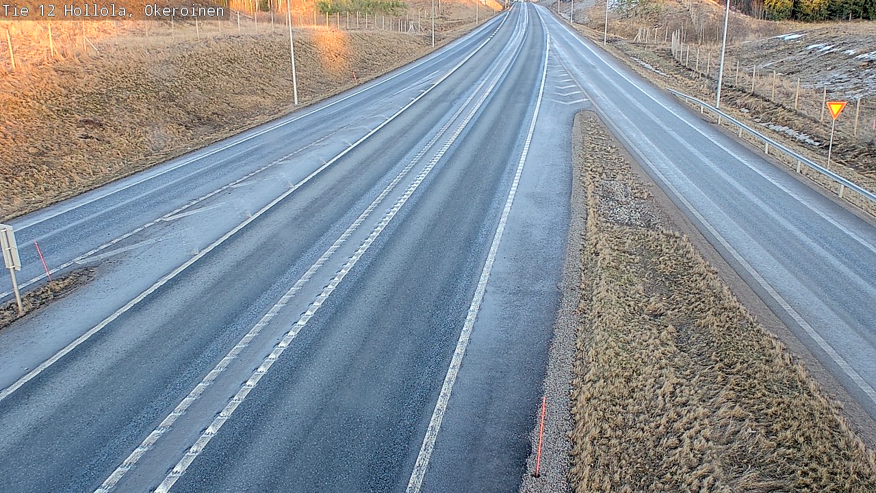 Weather Camera Image Väg 12 Hollola, Okeroinen, Hollola, Päijät-Häme