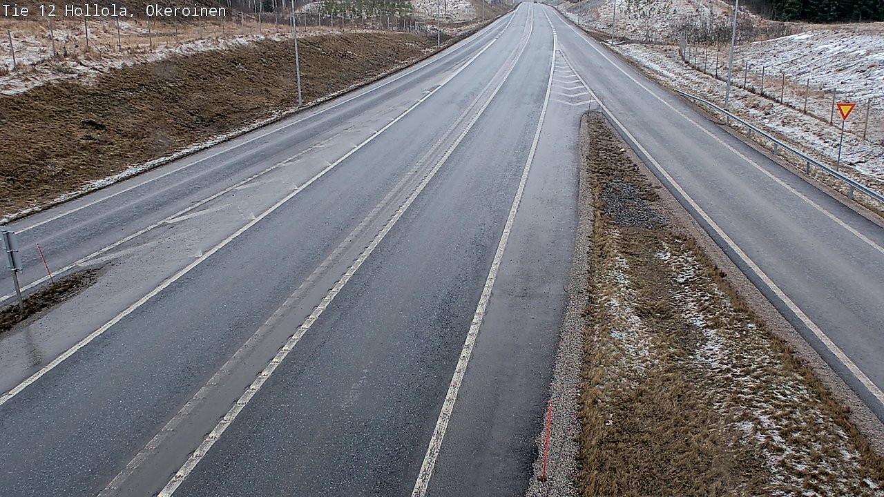 Weather Camera Image Väg 12 Hollola, Okeroinen, Hollola, Päijät-Häme