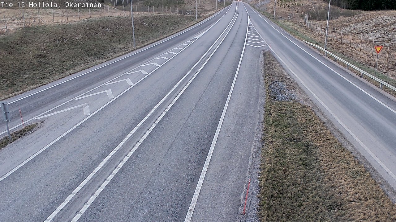 Weather Camera Image Road 12 Hollola, Okeroinen, Hollola, Päijät-Häme