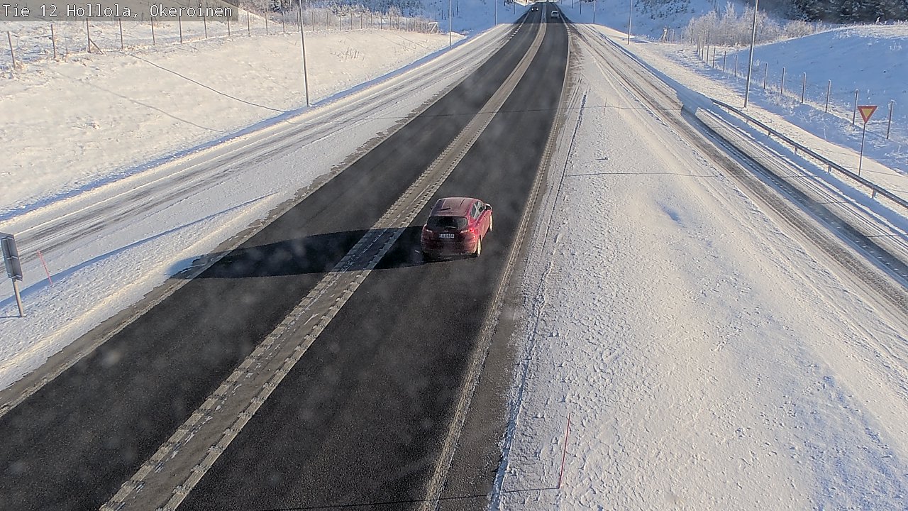Weather Camera Image Road 12 Hollola, Okeroinen, Hollola, Päijät-Häme
