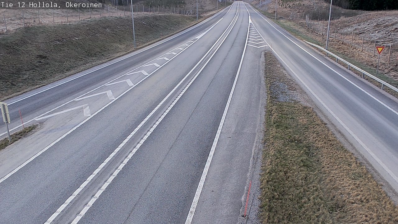 Weather Camera Image Road 12 Hollola, Okeroinen, Hollola, Päijät-Häme