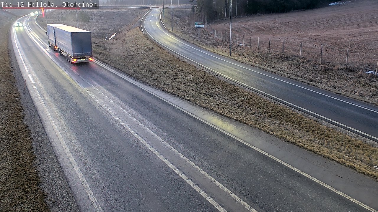 Weather Camera Image Road 12 Hollola, Okeroinen, Hollola, Päijät-Häme