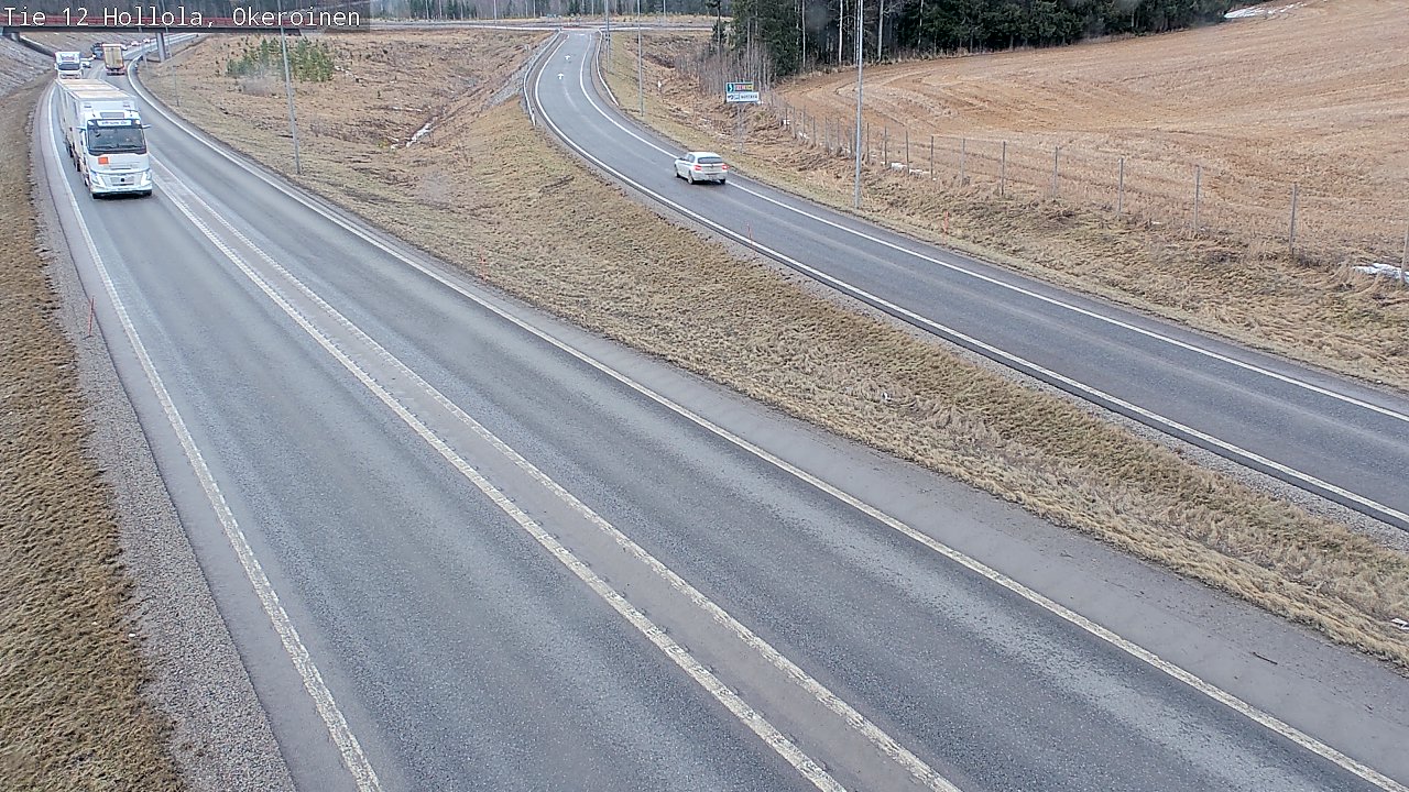 Weather Camera Image Väg 12 Hollola, Okeroinen, Hollola, Päijät-Häme
