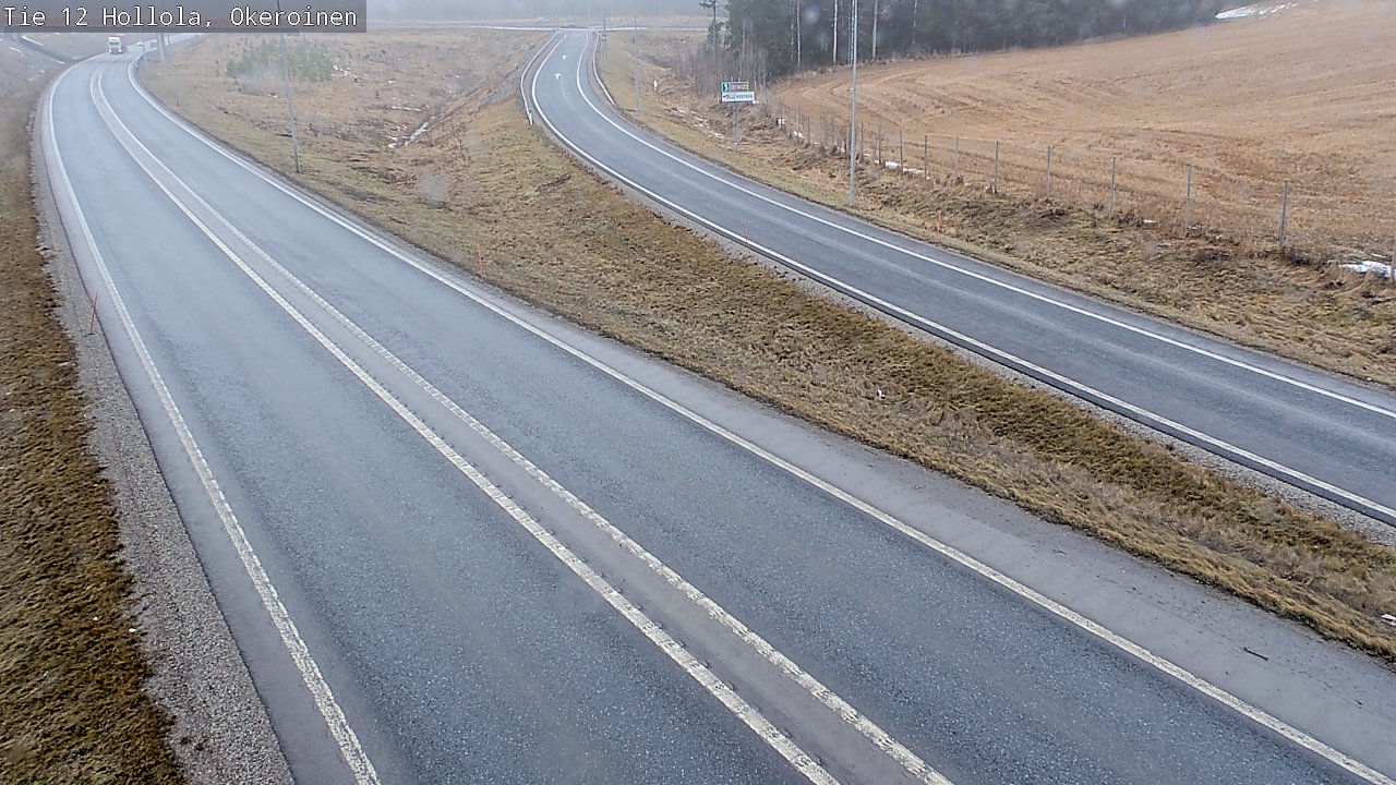 Weather Camera Image Väg 12 Hollola, Okeroinen, Hollola, Päijät-Häme