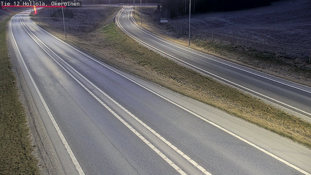 Weather Camera Image Väg 12 Hollola, Okeroinen, Hollola, Päijät-Häme