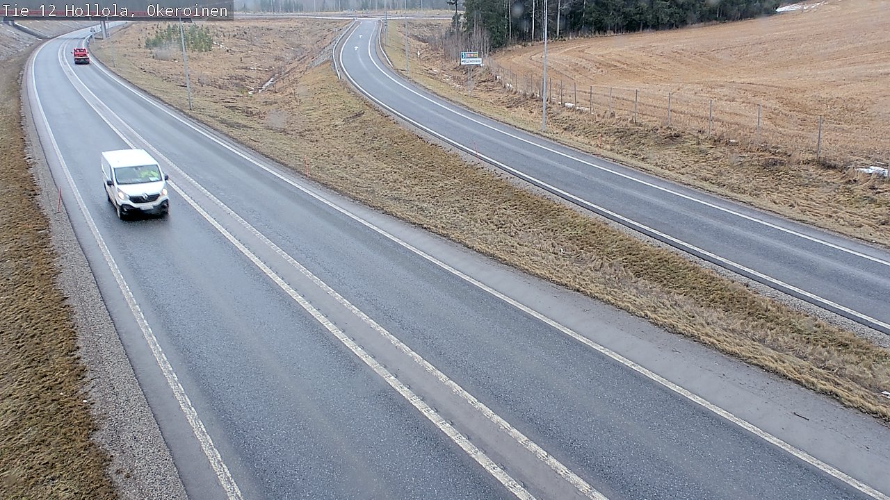 Weather Camera Image Väg 12 Hollola, Okeroinen, Hollola, Päijät-Häme
