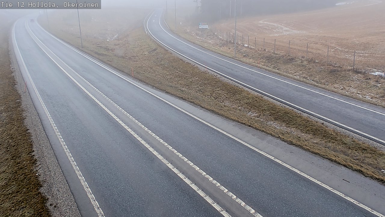 Weather Camera Image Väg 12 Hollola, Okeroinen, Hollola, Päijät-Häme