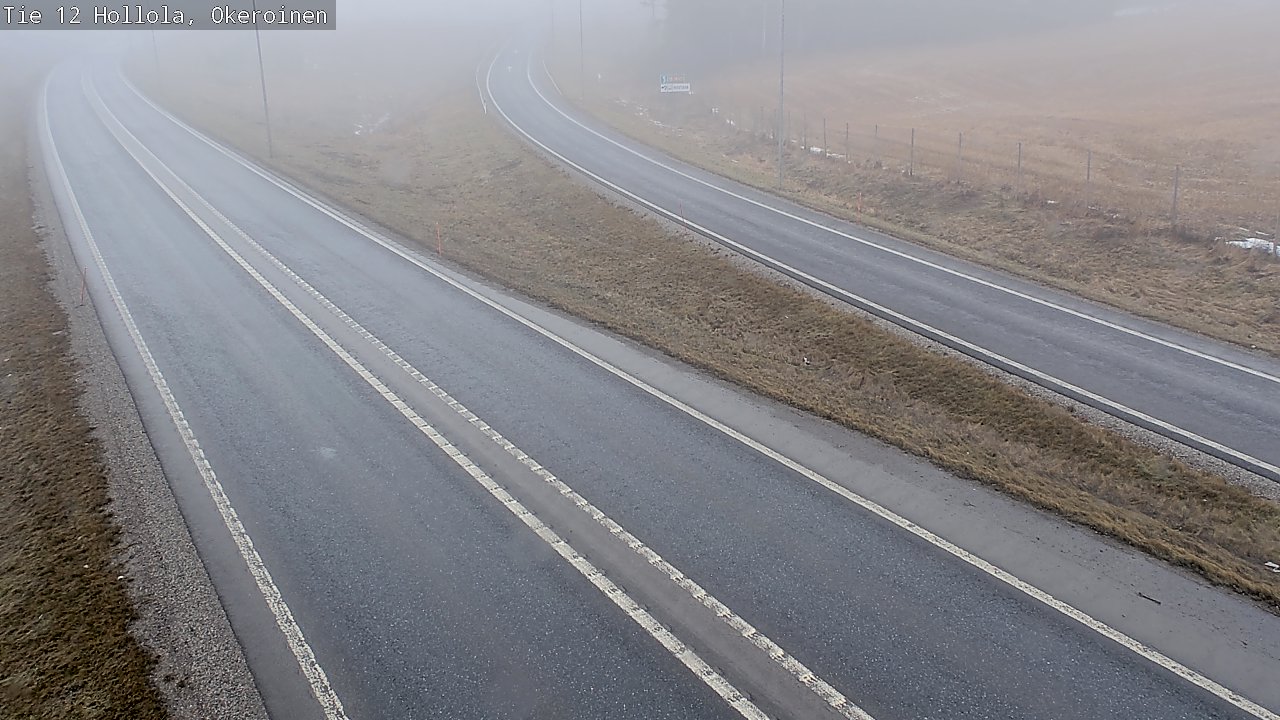 Weather Camera Image Väg 12 Hollola, Okeroinen, Hollola, Päijät-Häme