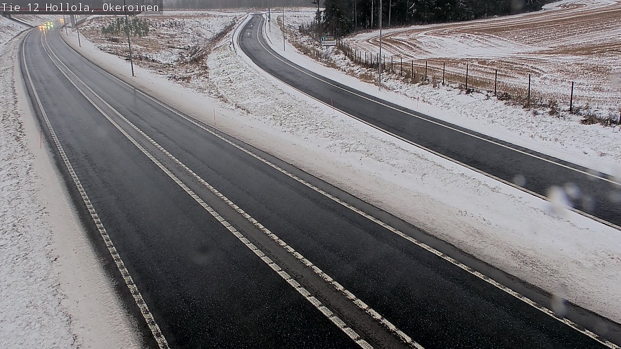 Weather Camera Image Väg 12 Hollola, Okeroinen, Hollola, Päijät-Häme