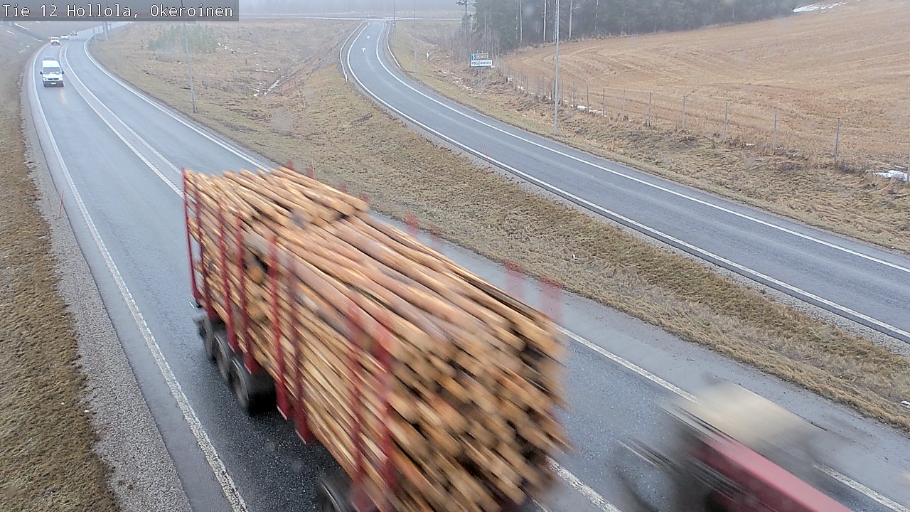 Weather Camera Image Väg 12 Hollola, Okeroinen, Hollola, Päijät-Häme