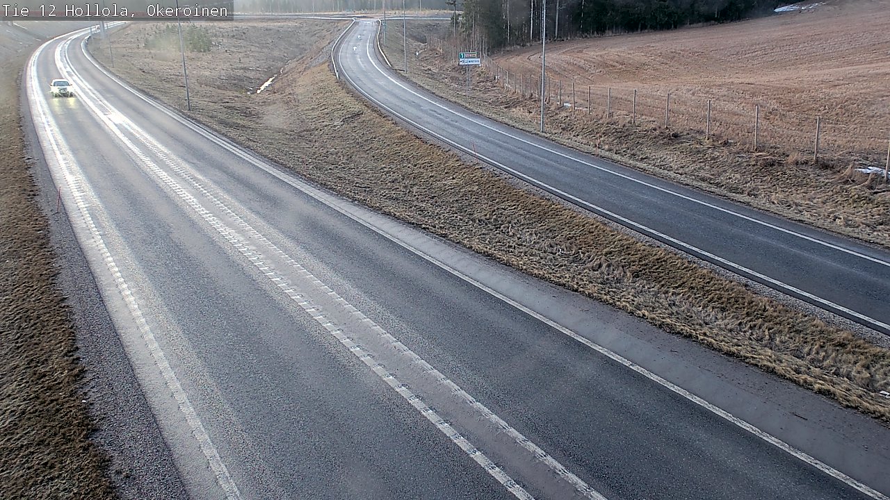Weather Camera Image Road 12 Hollola, Okeroinen, Hollola, Päijät-Häme