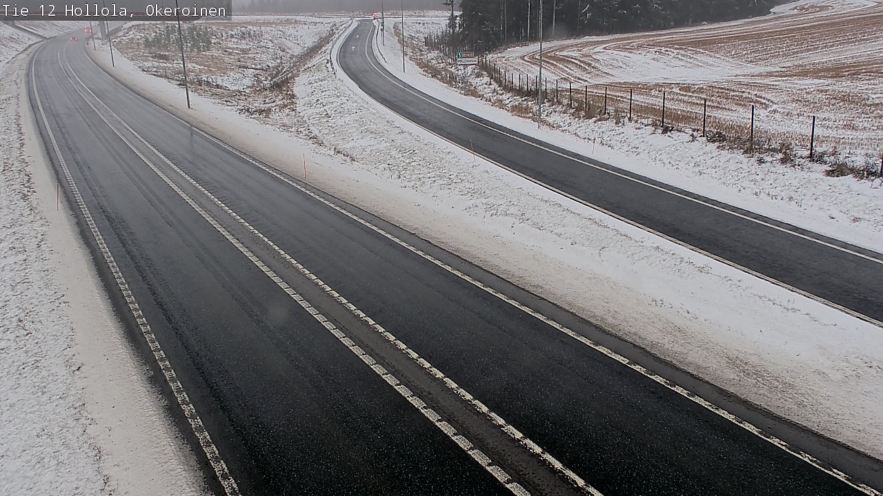 Weather Camera Image Väg 12 Hollola, Okeroinen, Hollola, Päijät-Häme