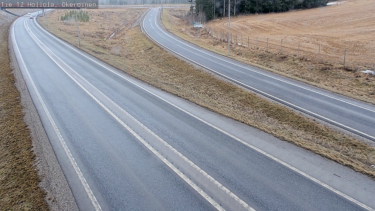 Weather Camera Image Väg 12 Hollola, Okeroinen, Hollola, Päijät-Häme