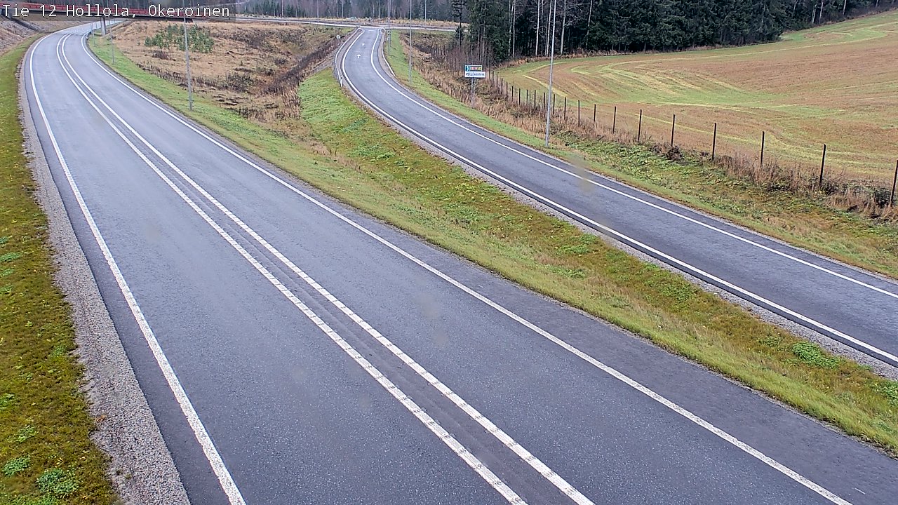 Weather Camera Image Väg 12 Hollola, Okeroinen, Hollola, Päijät-Häme