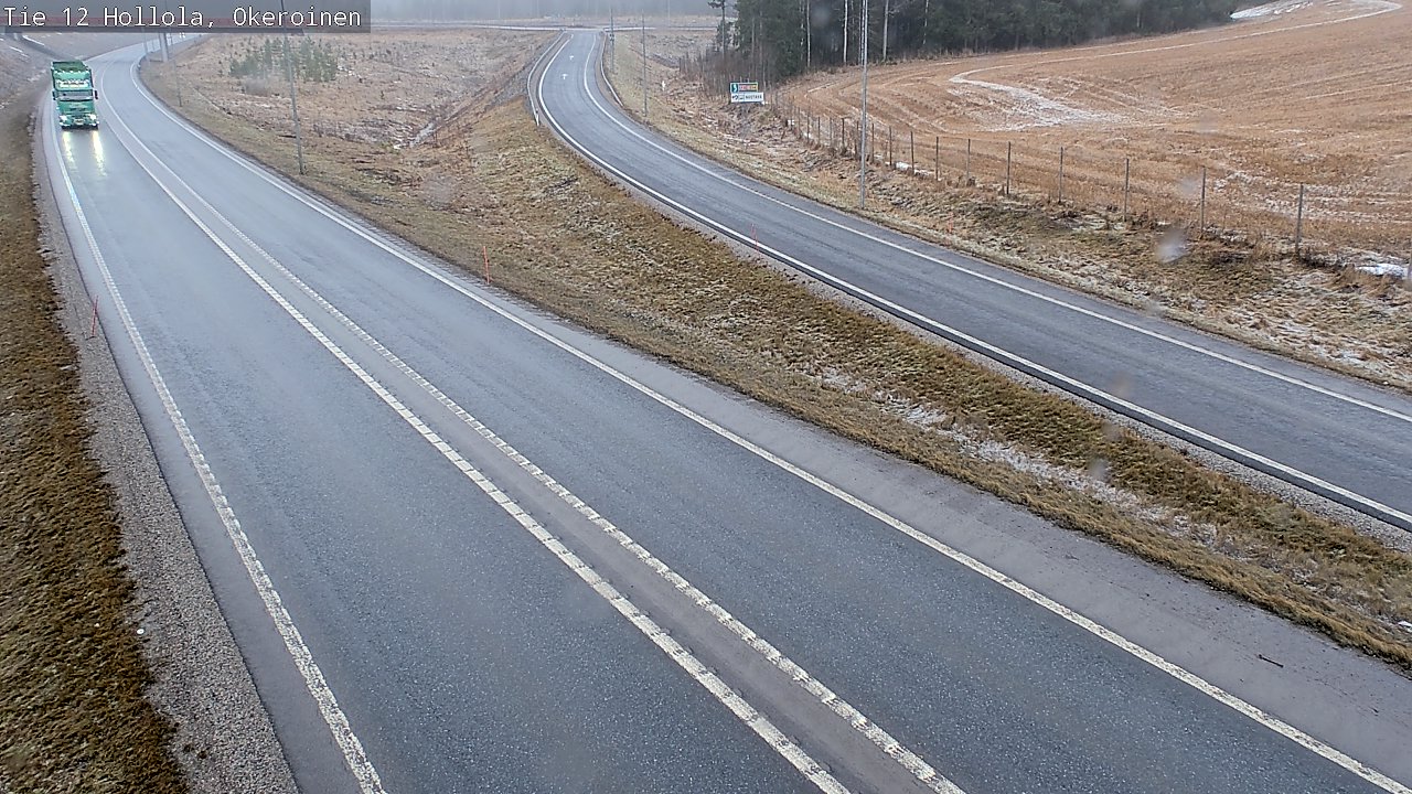 Weather Camera Image Väg 12 Hollola, Okeroinen, Hollola, Päijät-Häme