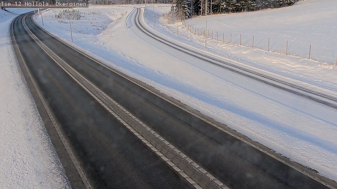 Weather Camera Image Road 12 Hollola, Okeroinen, Hollola, Päijät-Häme