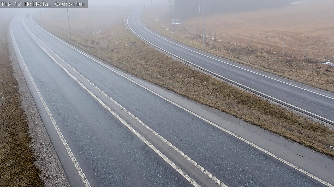 Weather Camera Image Väg 12 Hollola, Okeroinen, Hollola, Päijät-Häme