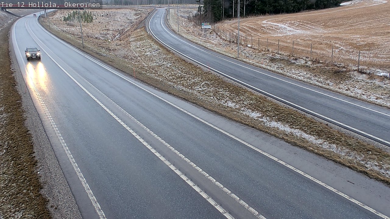 Weather Camera Image Väg 12 Hollola, Okeroinen, Hollola, Päijät-Häme