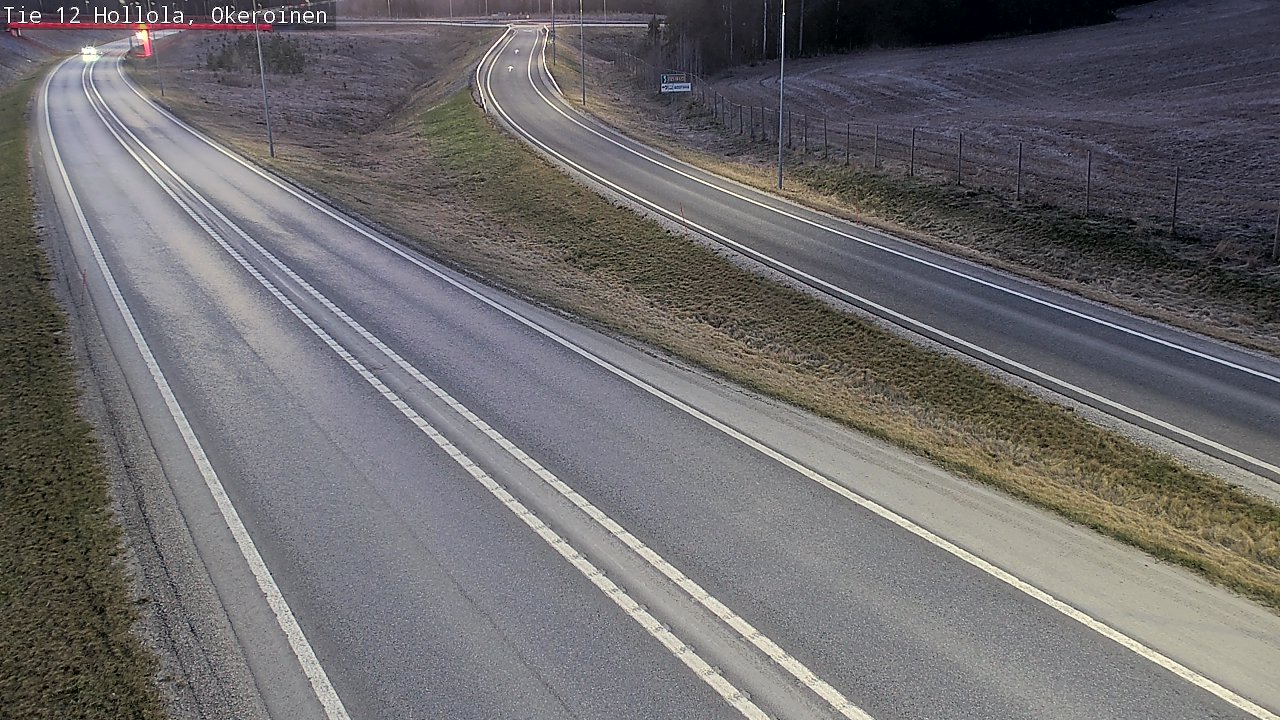 Weather Camera Image Väg 12 Hollola, Okeroinen, Hollola, Päijät-Häme