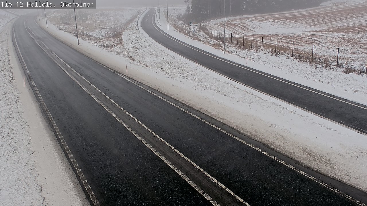 Weather Camera Image Väg 12 Hollola, Okeroinen, Hollola, Päijät-Häme