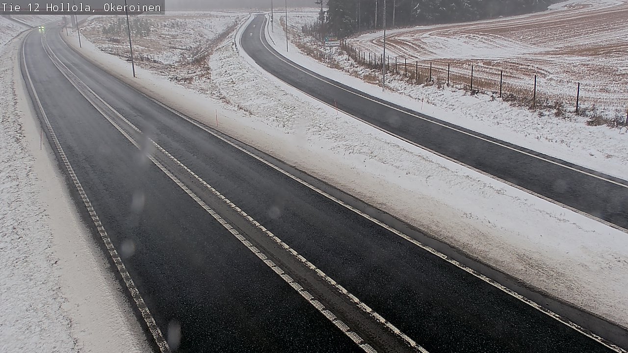 Weather Camera Image Väg 12 Hollola, Okeroinen, Hollola, Päijät-Häme