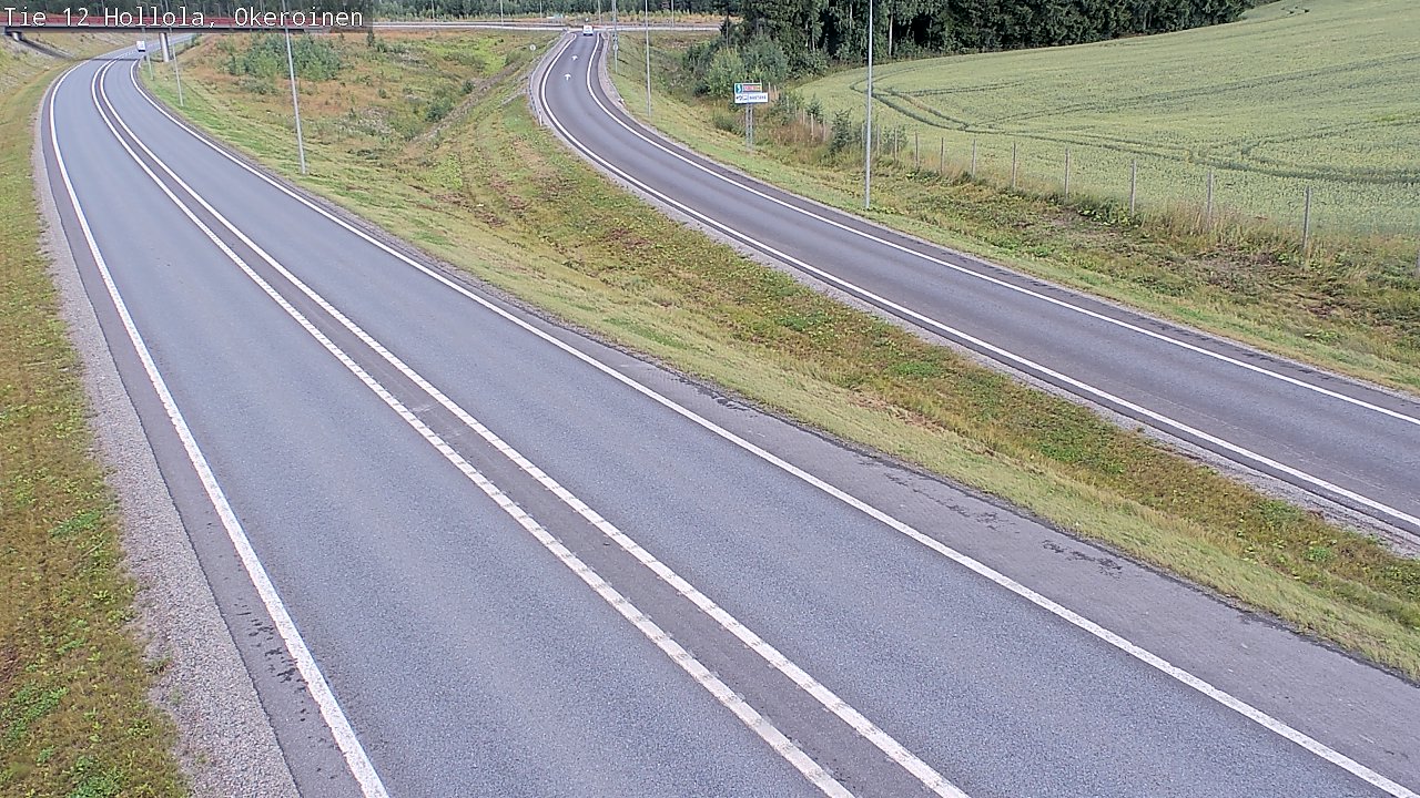 Weather Camera Image Road 12 Hollola, Okeroinen, Hollola, Päijät-Häme