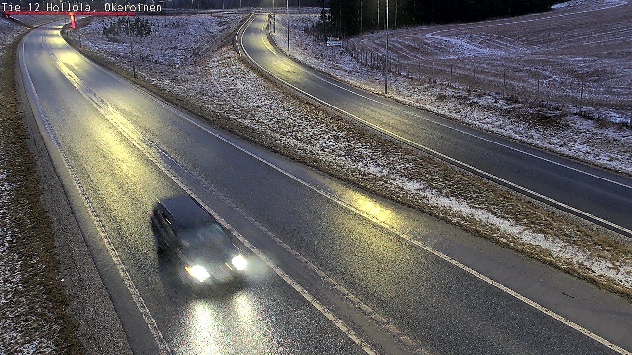 Weather Camera Image Väg 12 Hollola, Okeroinen, Hollola, Päijät-Häme